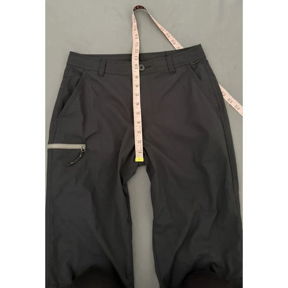 REI Co-op Pants Mens Size 30x34L Black Stretch Camping Quick Dry Hiking Stretch